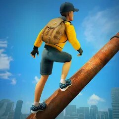 Going Up Rooftop - Parkour 3D