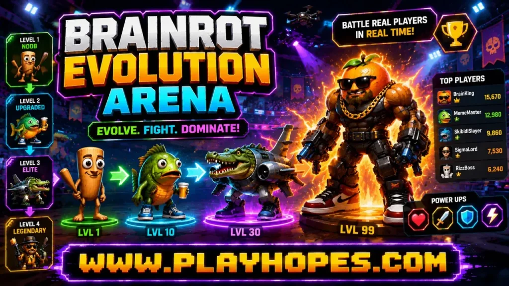 Brainrot Evolution Arena